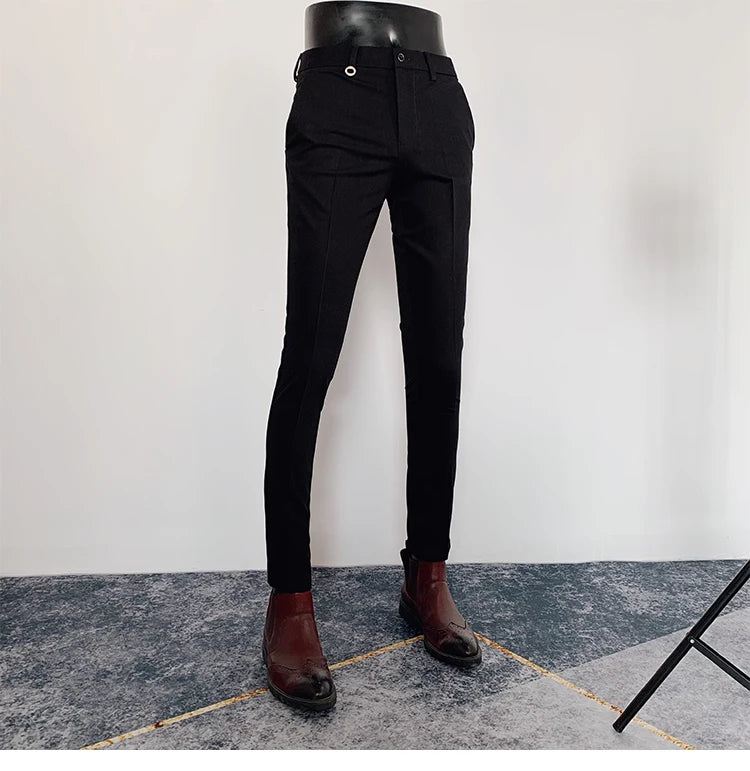Casual Formal Men Suit Pants
