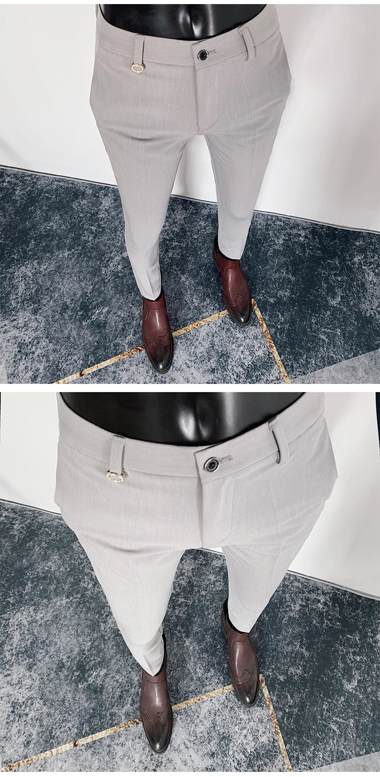 Casual Formal Men Suit Pants