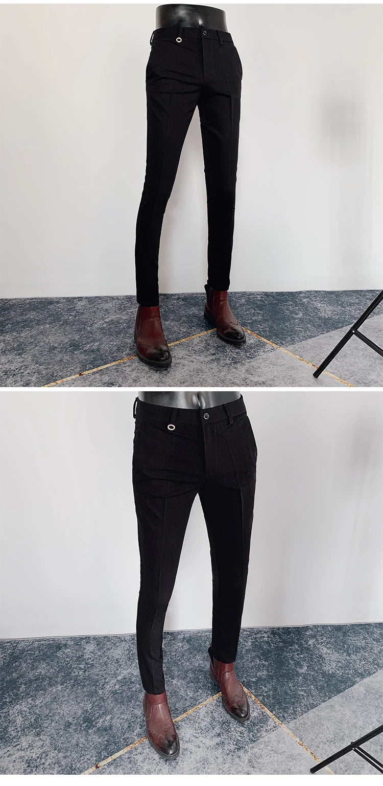 Casual Formal Men Suit Pants