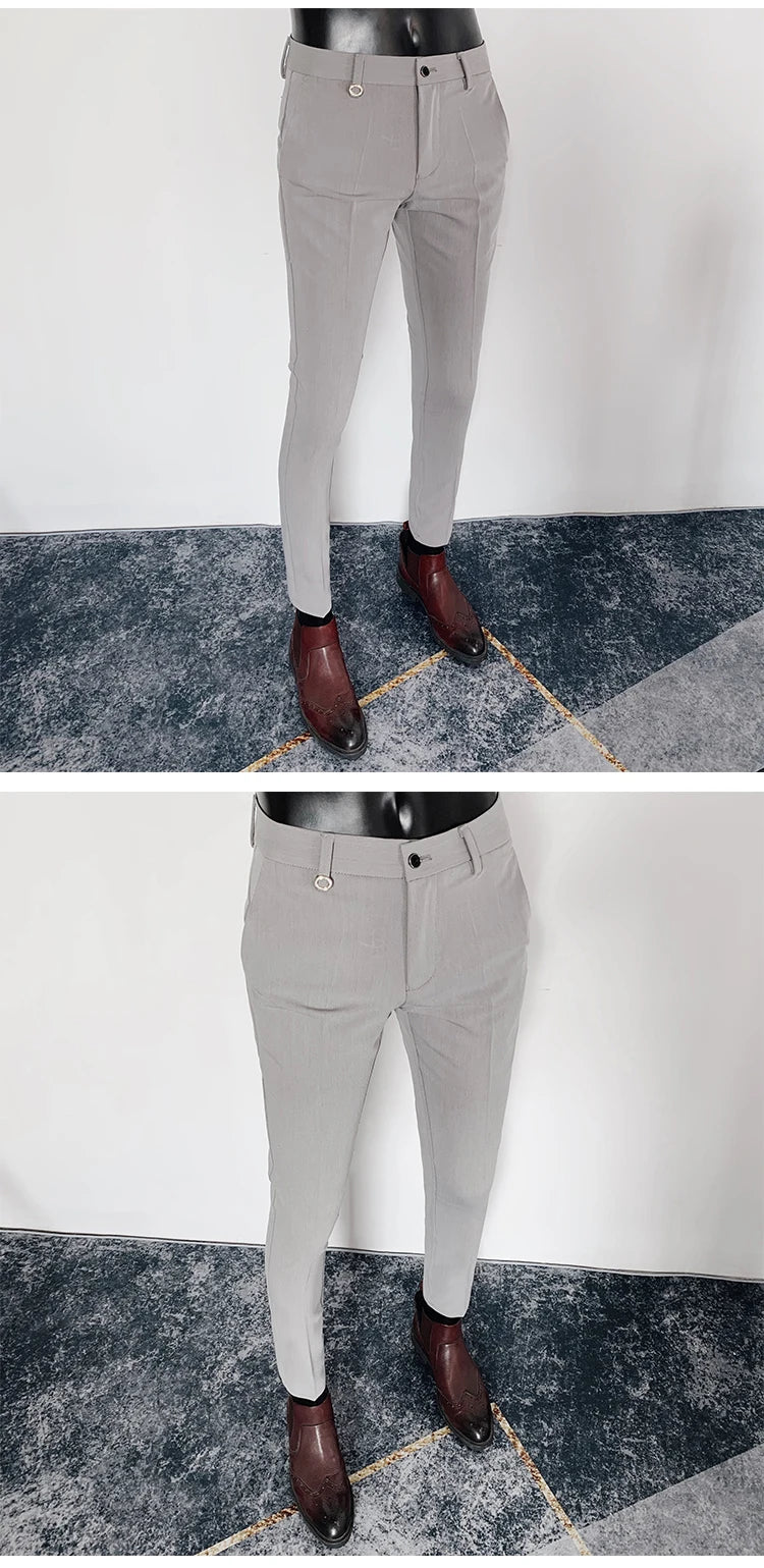 Casual Formal Men Suit Pants
