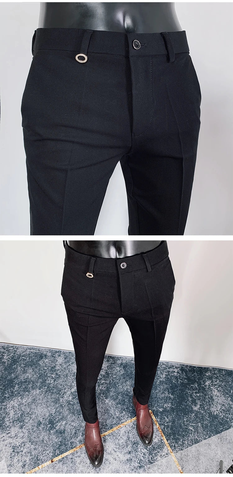 Casual Formal Men Suit Pants