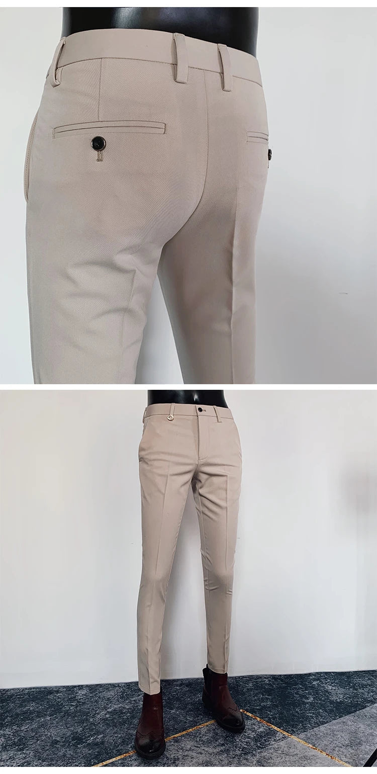 Casual Formal Men Suit Pants