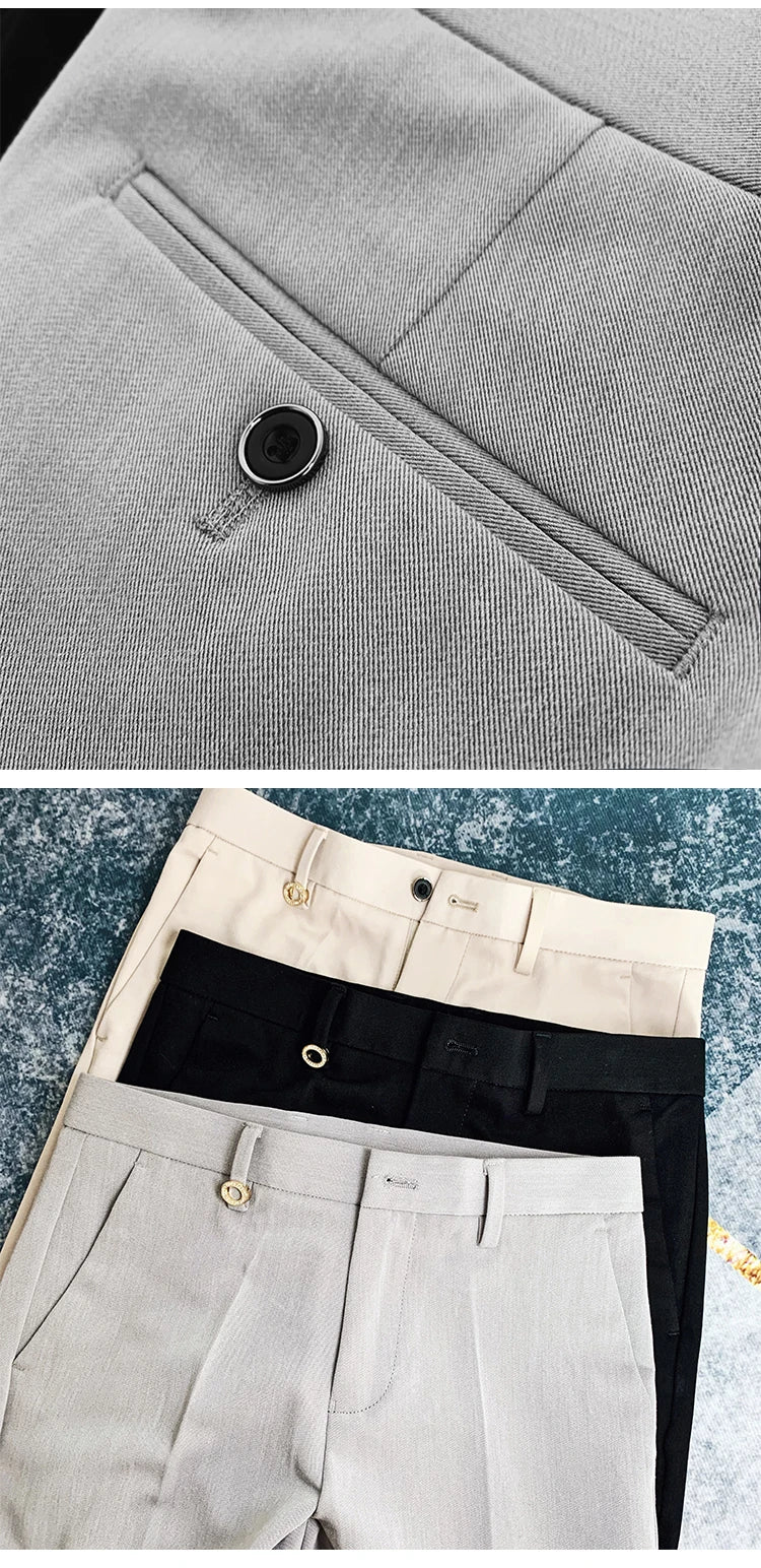 Casual Formal Men Suit Pants