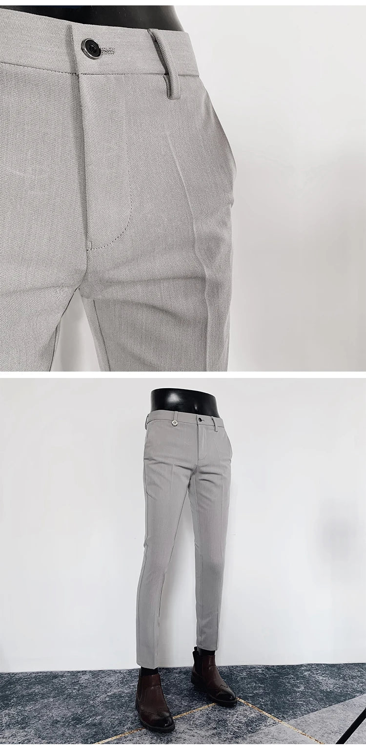 Casual Formal Men Suit Pants
