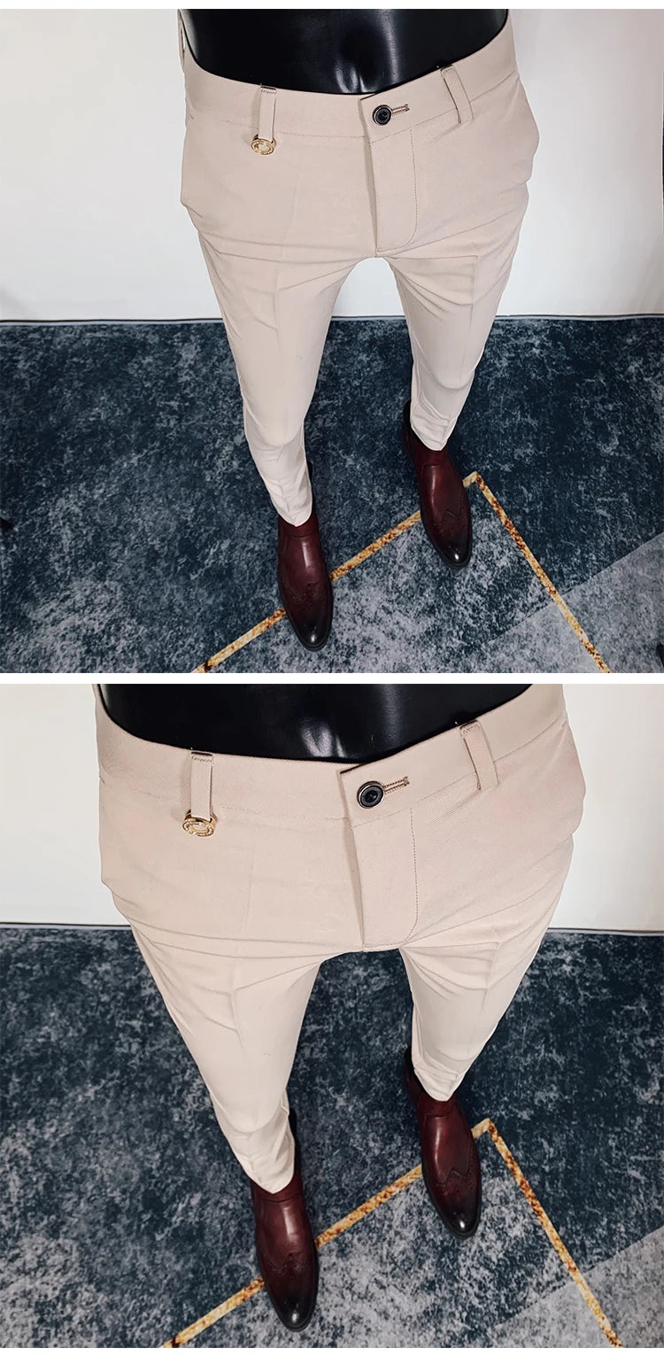 Casual Formal Men Suit Pants