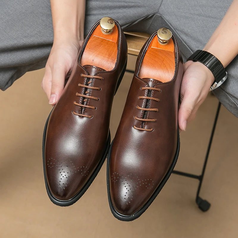 British Style Men's Formal leather shoes
