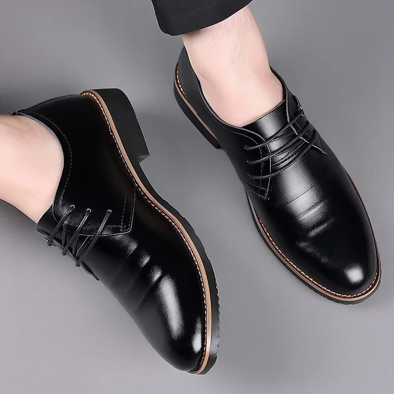 High Quality Leather Formal Men Dress Shoes