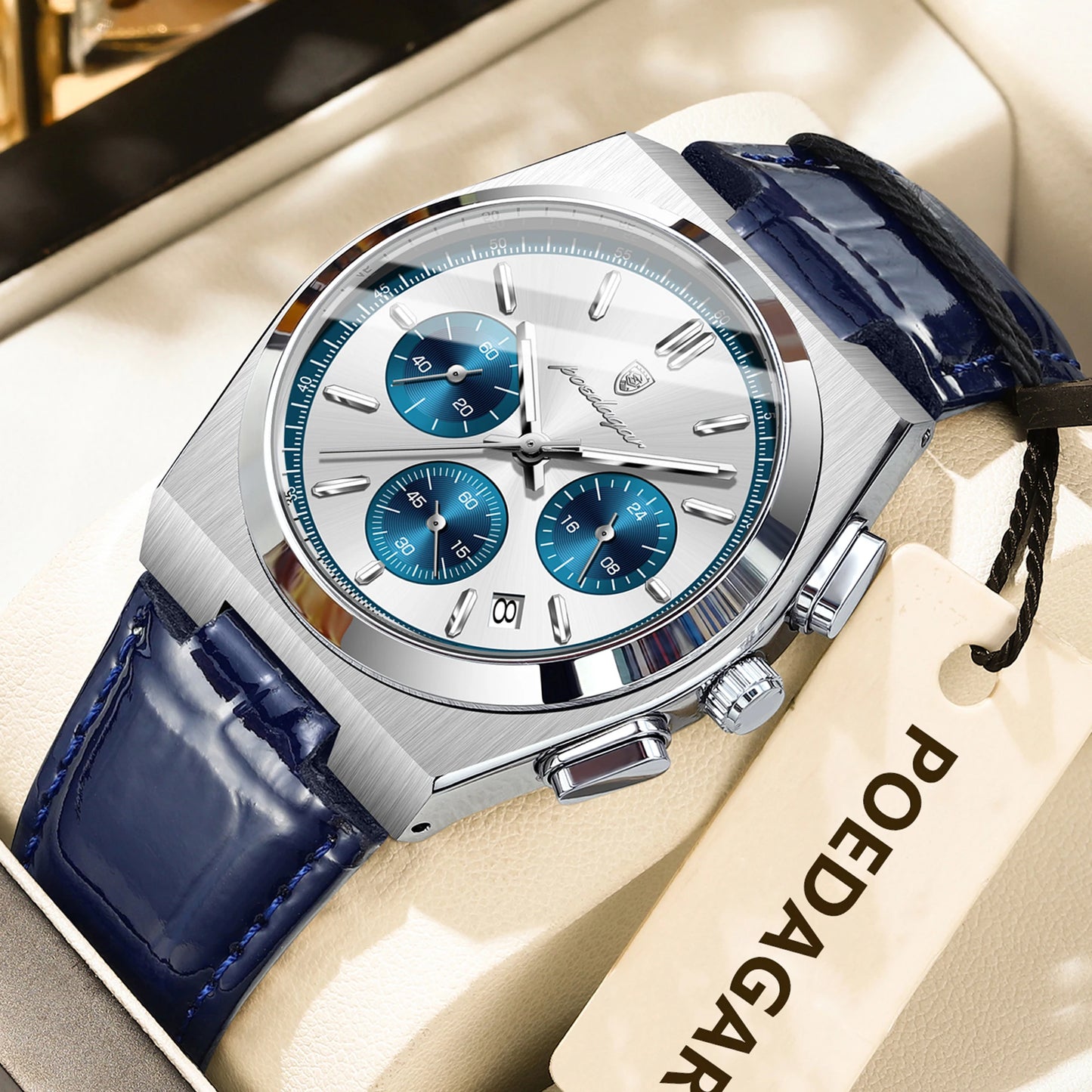 POEDAGAR Luxury Classic Mens Watch