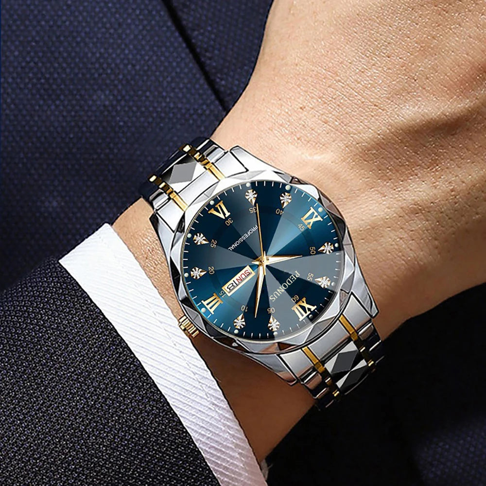 Men's  Luxury Quartz Business Watch