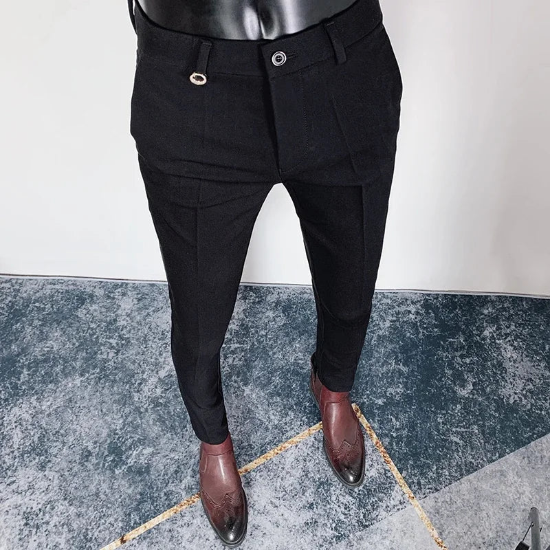 Casual Formal Men Suit Pants
