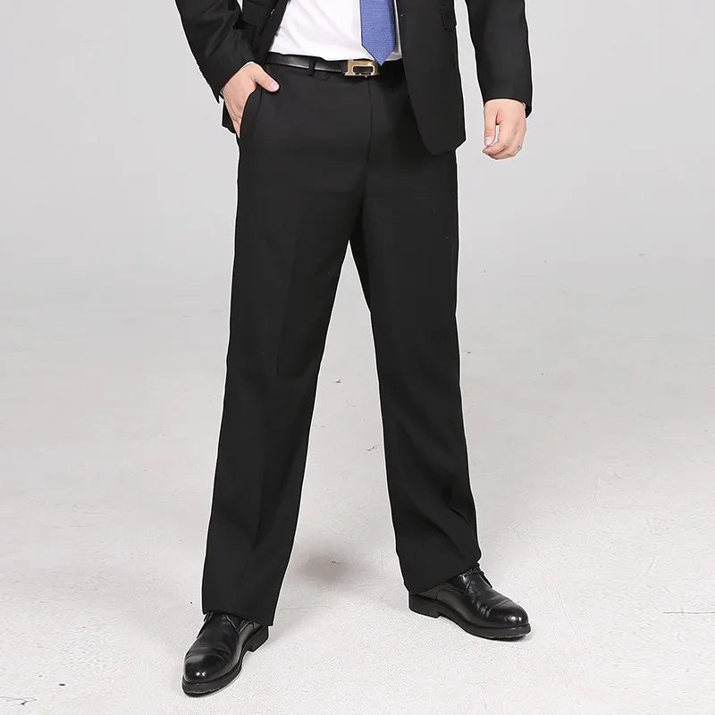 Class Black Men's Suit Pants