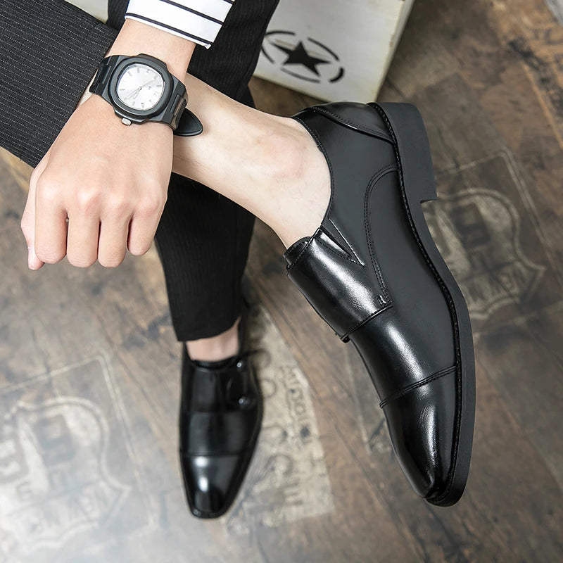 Men's Leather Office Business Shoes