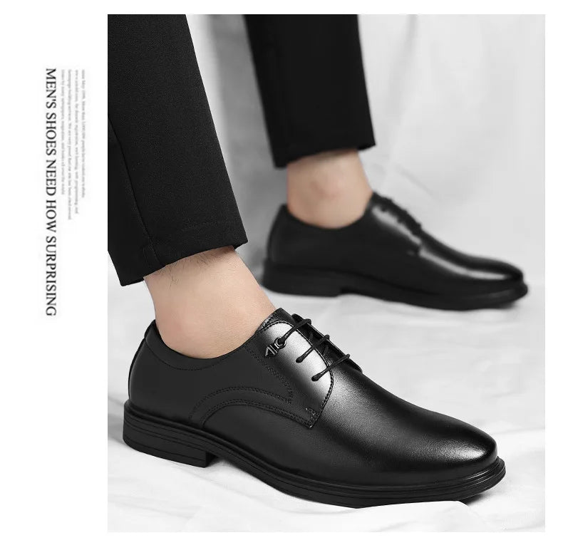 Formal business men leather shoes