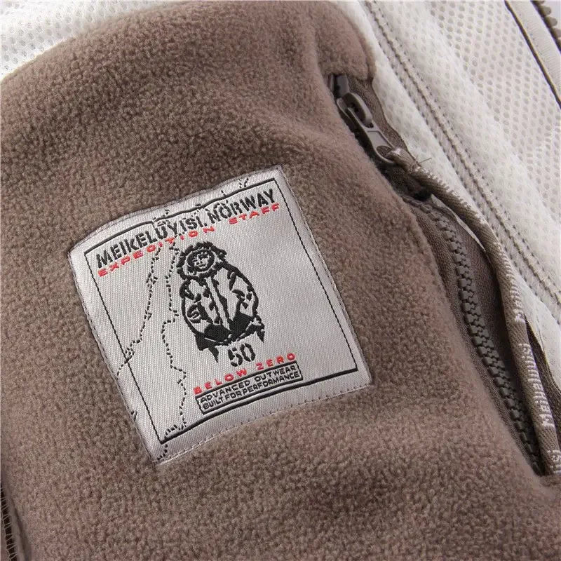 Men's Thick Velvet Windbreaker