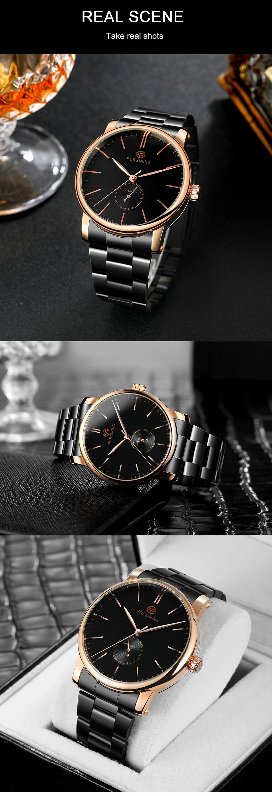 Luxury mechanical men watch