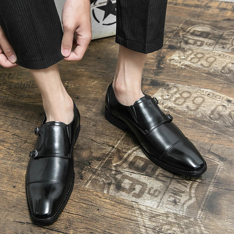 Men's Leather Office Business Shoes