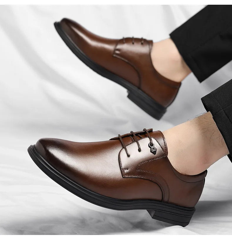 Formal business men leather shoes