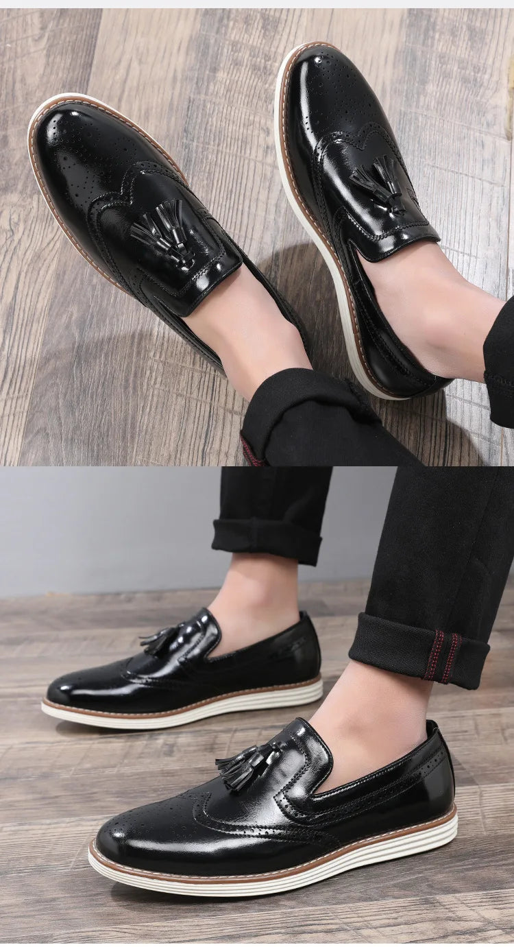 British Business Formal Men's Leather Shoes