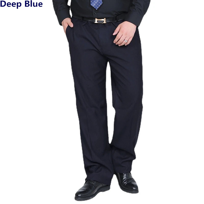 Class Black Men's Suit Pants