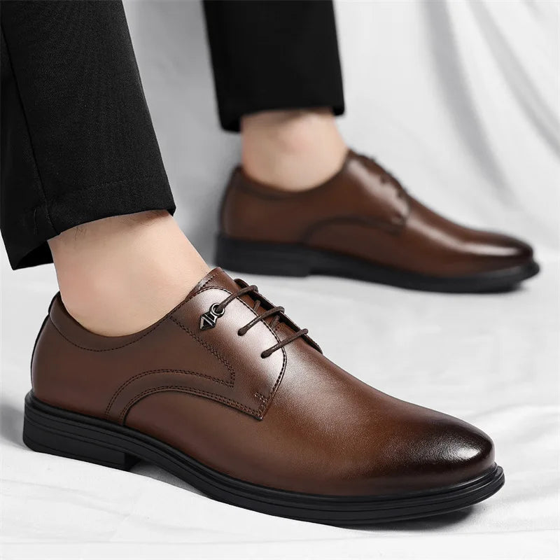 Formal business men leather shoes