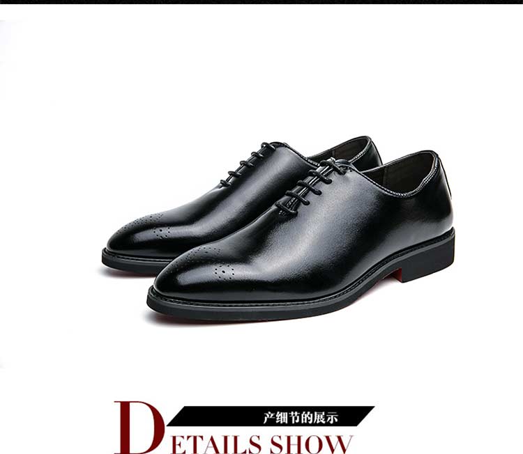 Men Formal Black business leather shoes