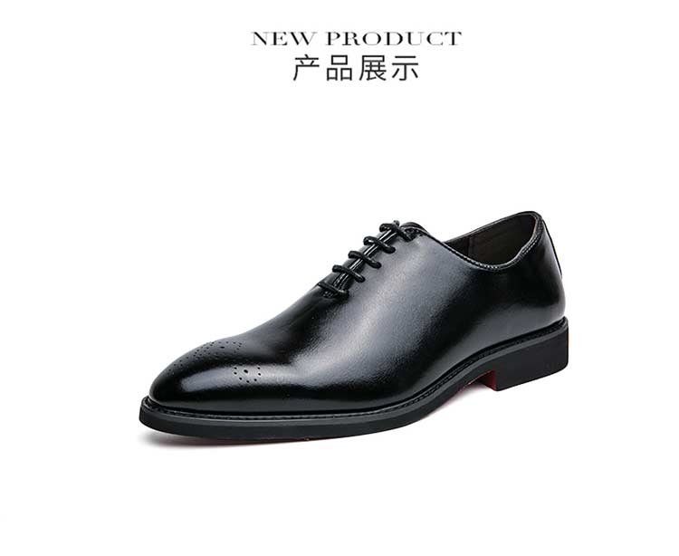 Men Formal Black business leather shoes