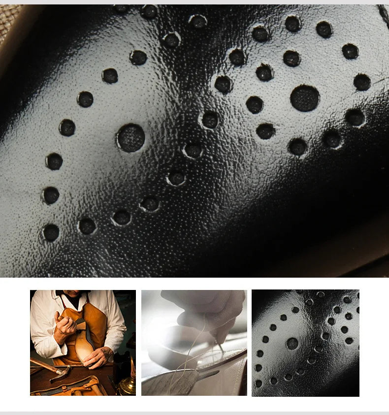 Luxury Men Loafers Dress Moccasins