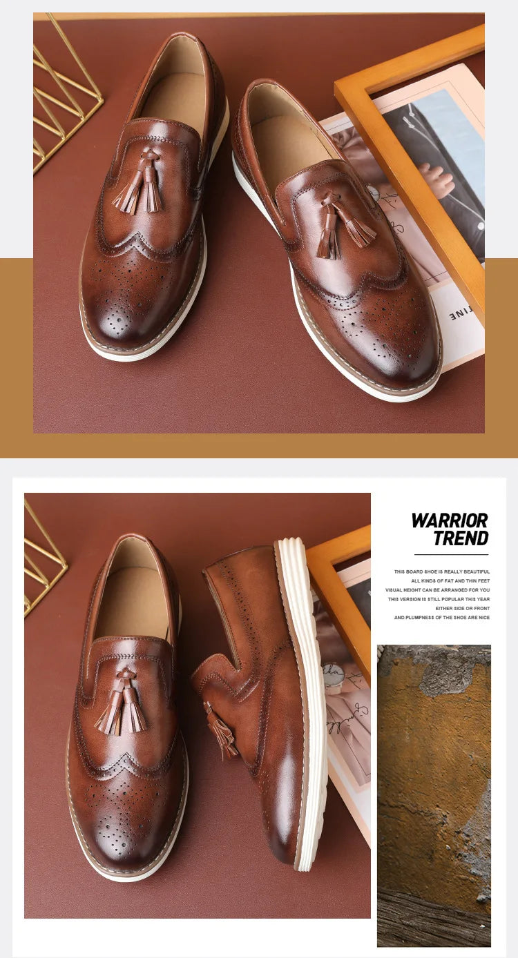 British Business Formal Men's Leather Shoes