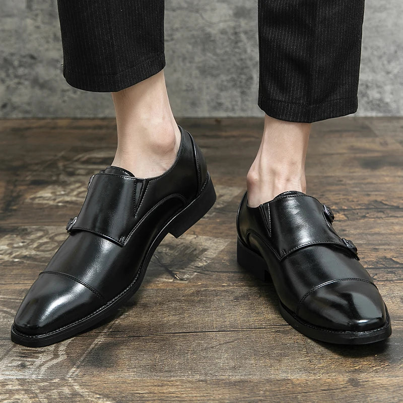 Men's Leather Office Business Shoes