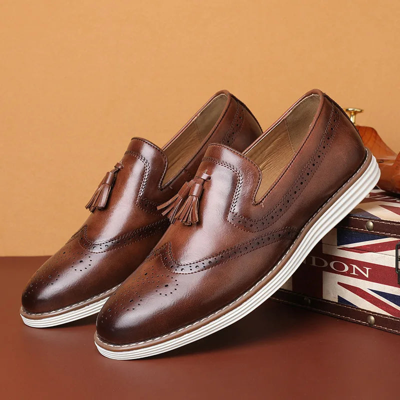 British Business Formal Men's Leather Shoes
