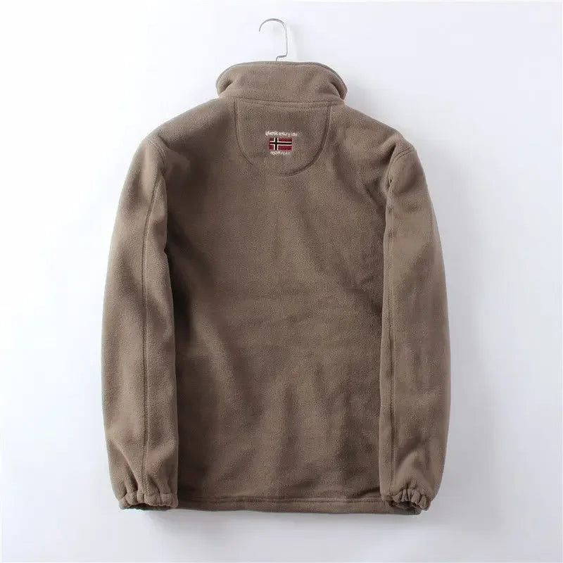 Men's Thick Velvet Windbreaker