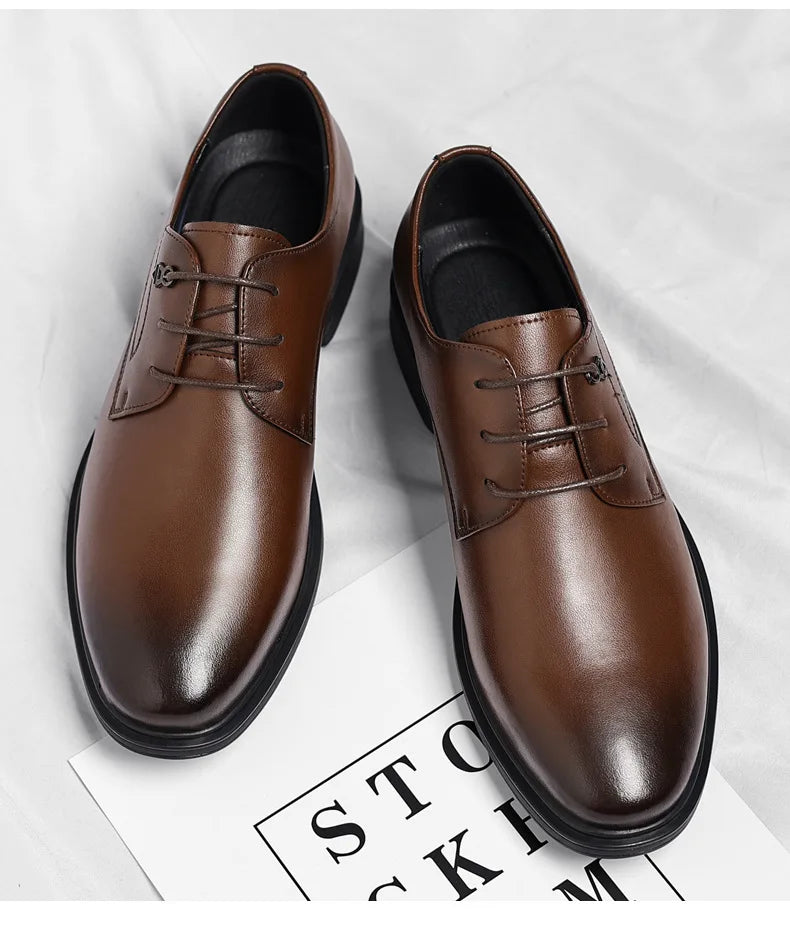 Formal business men leather shoes