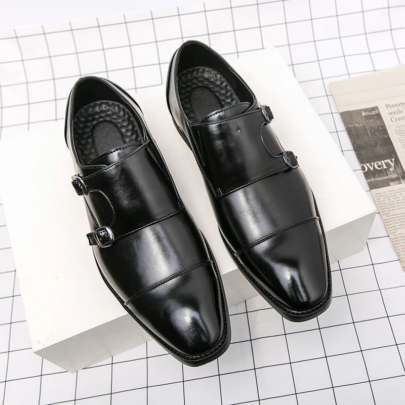 Men's Leather Office Business Shoes