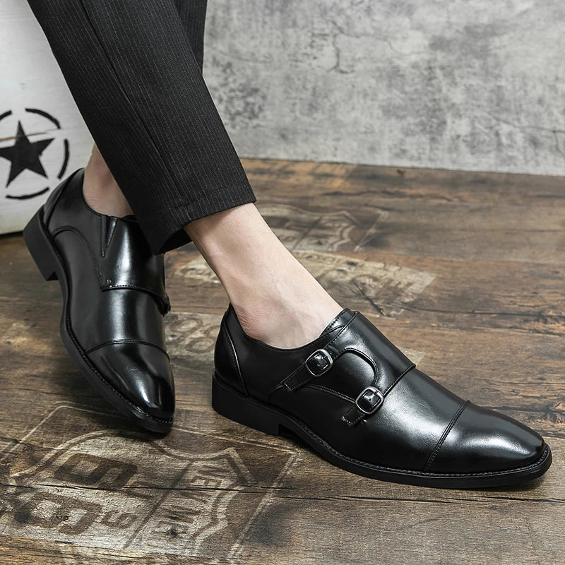 Men's Leather Office Business Shoes