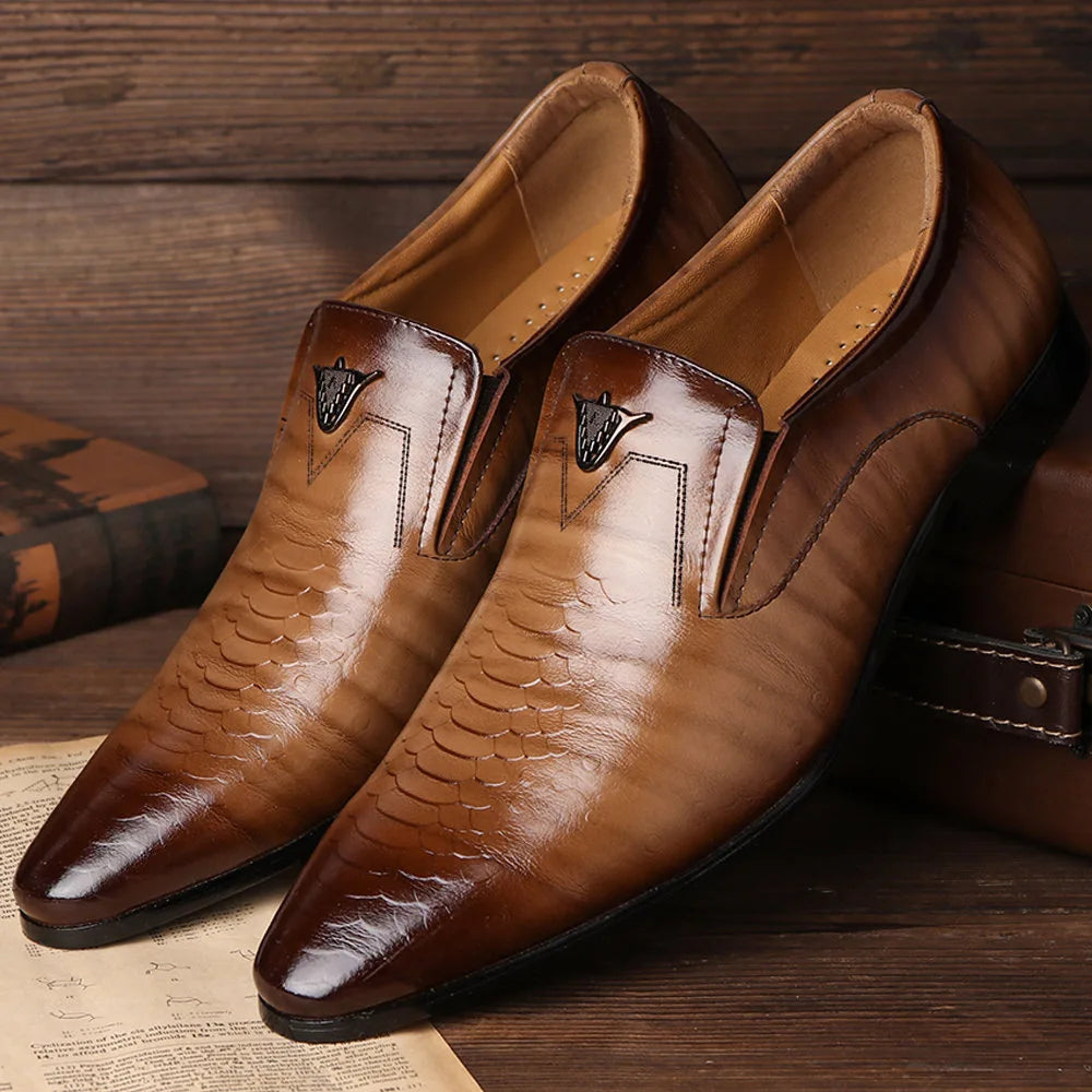 Leather Luxury Men Dress shoes