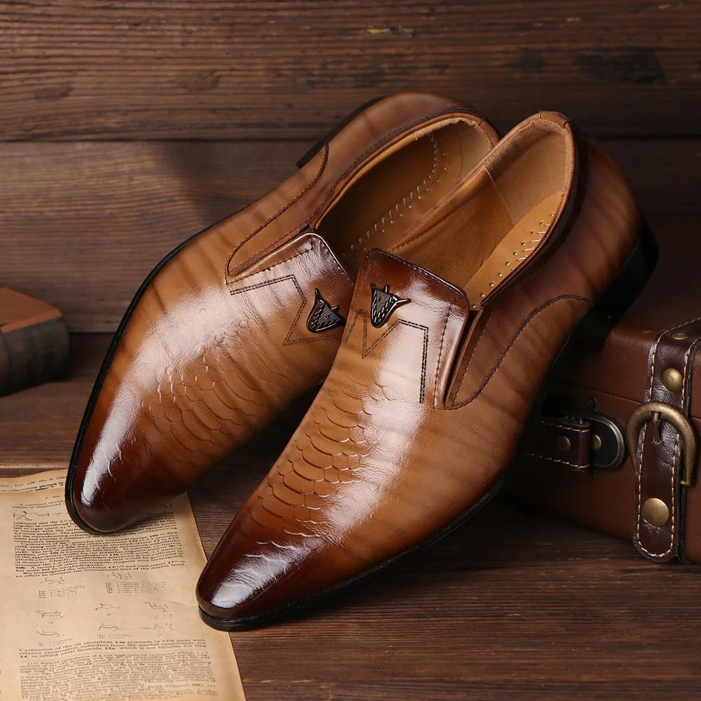 Leather Luxury Men Dress shoes