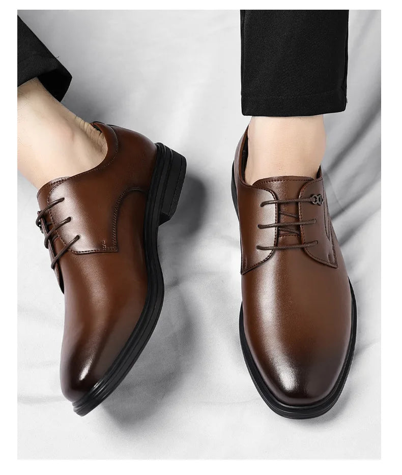 Formal business men leather shoes