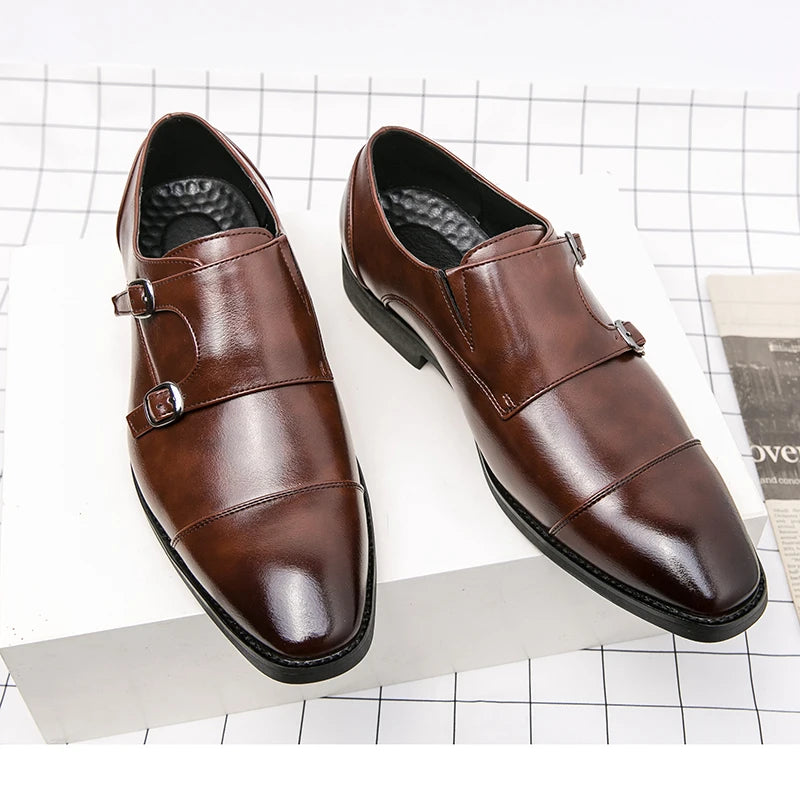 Men's Leather Office Business Shoes