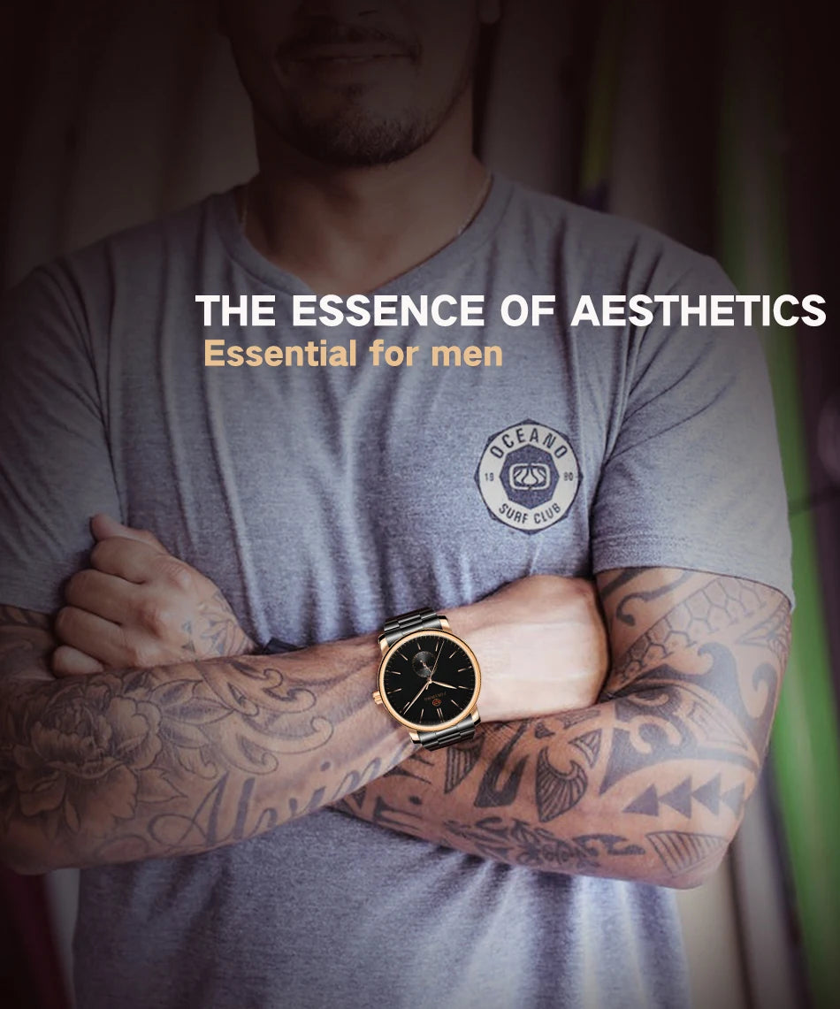 Luxury mechanical men watch