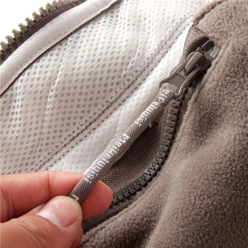 Men's Thick Velvet Windbreaker