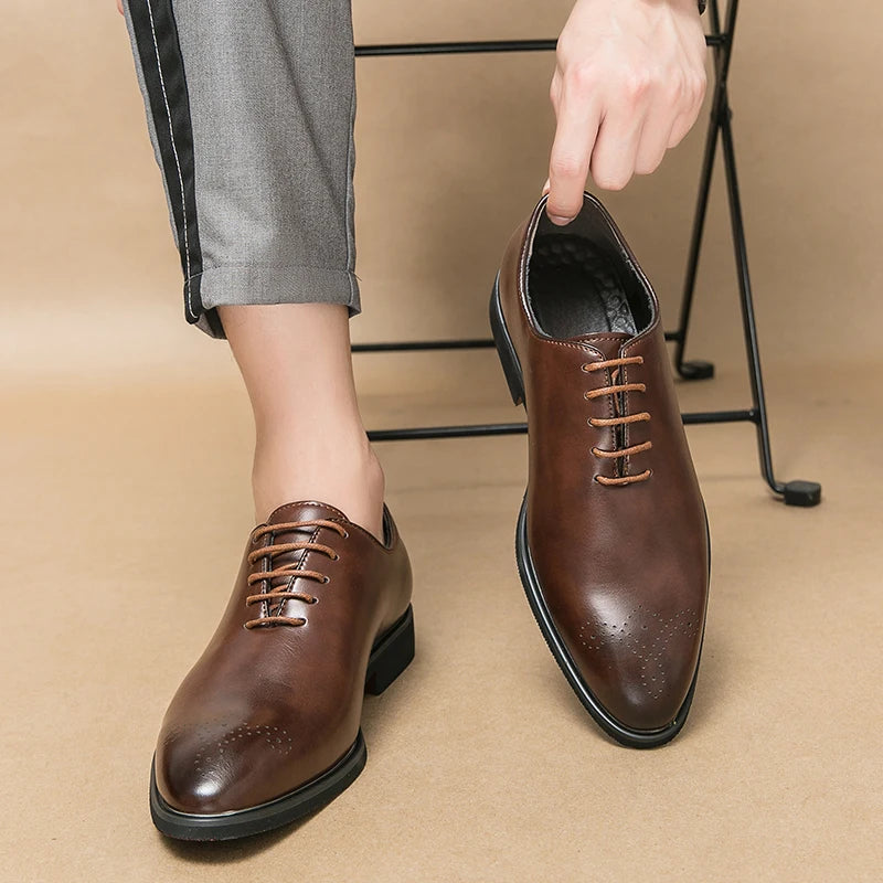 British Style Men's Formal leather shoes