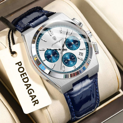 POEDAGAR Luxury Classic Mens Watch
