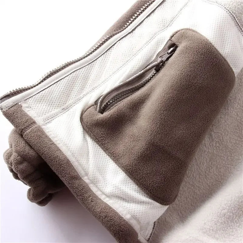 Men's Thick Velvet Windbreaker