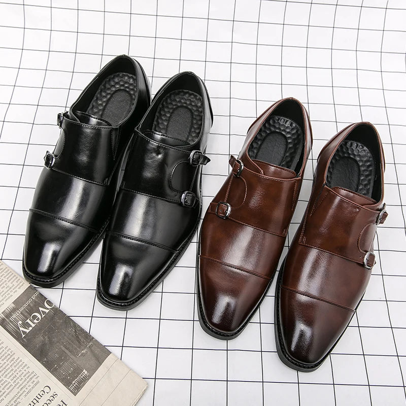 Men's Leather Office Business Shoes