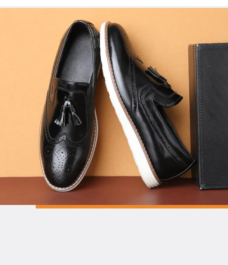 British Business Formal Men's Leather Shoes