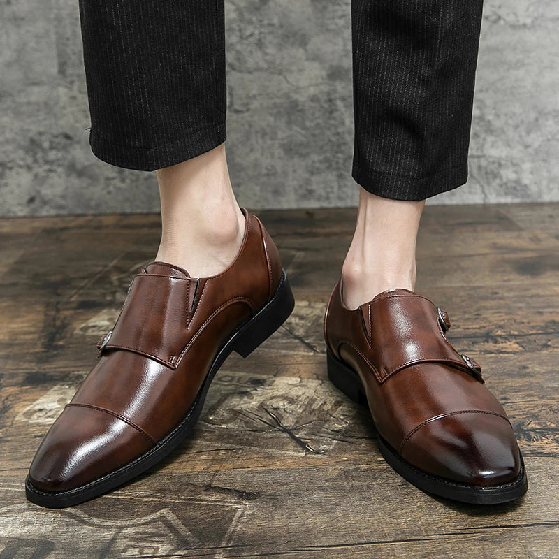 Men's Leather Office Business Shoes