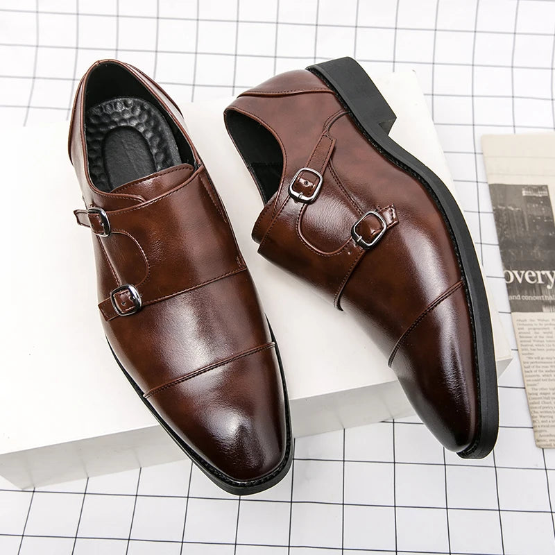 Men's Leather Office Business Shoes