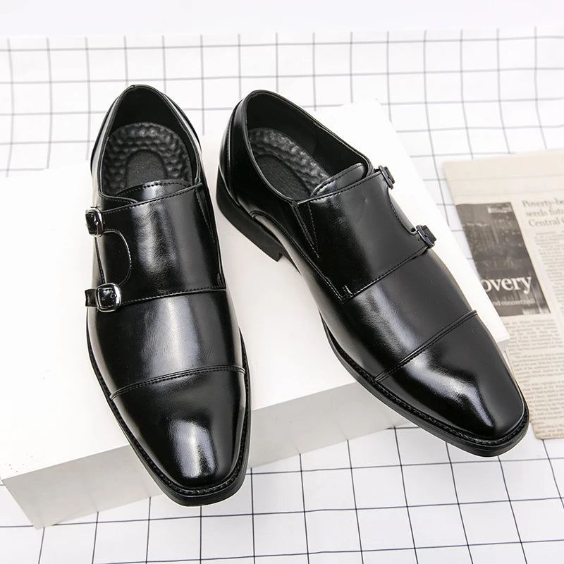 Men's Leather Office Business Shoes