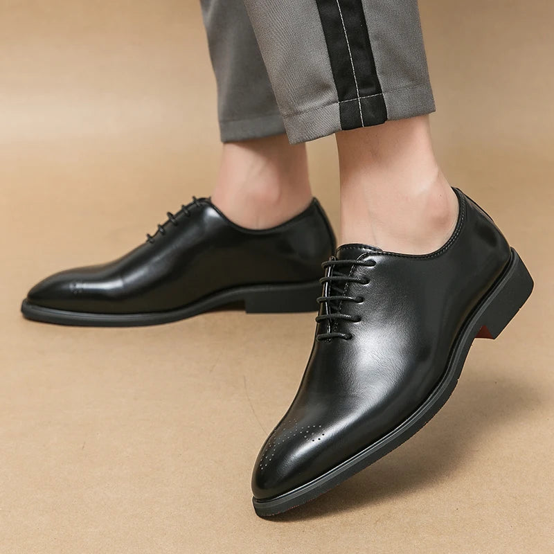 British Style Men's Formal leather shoes