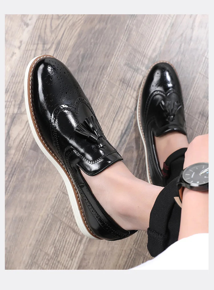 British Business Formal Men's Leather Shoes